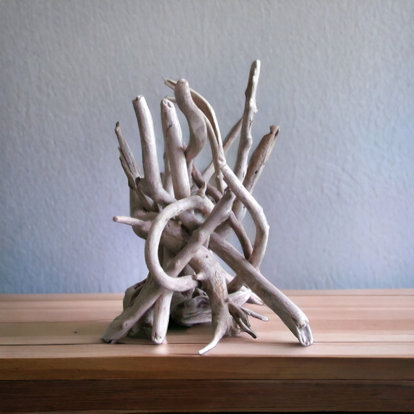 Small Abstract Driftwood Sculpture - Customizable Wood Color