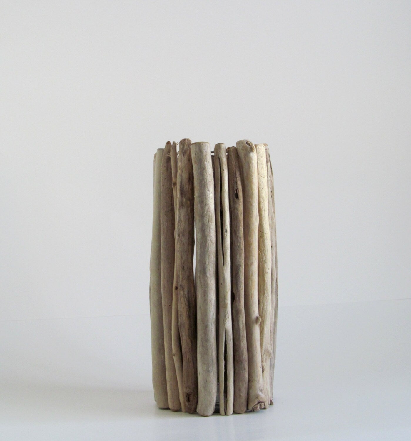 Tall Driftwood Vase/Candle Holder - Driftwood Vase Centerpiece